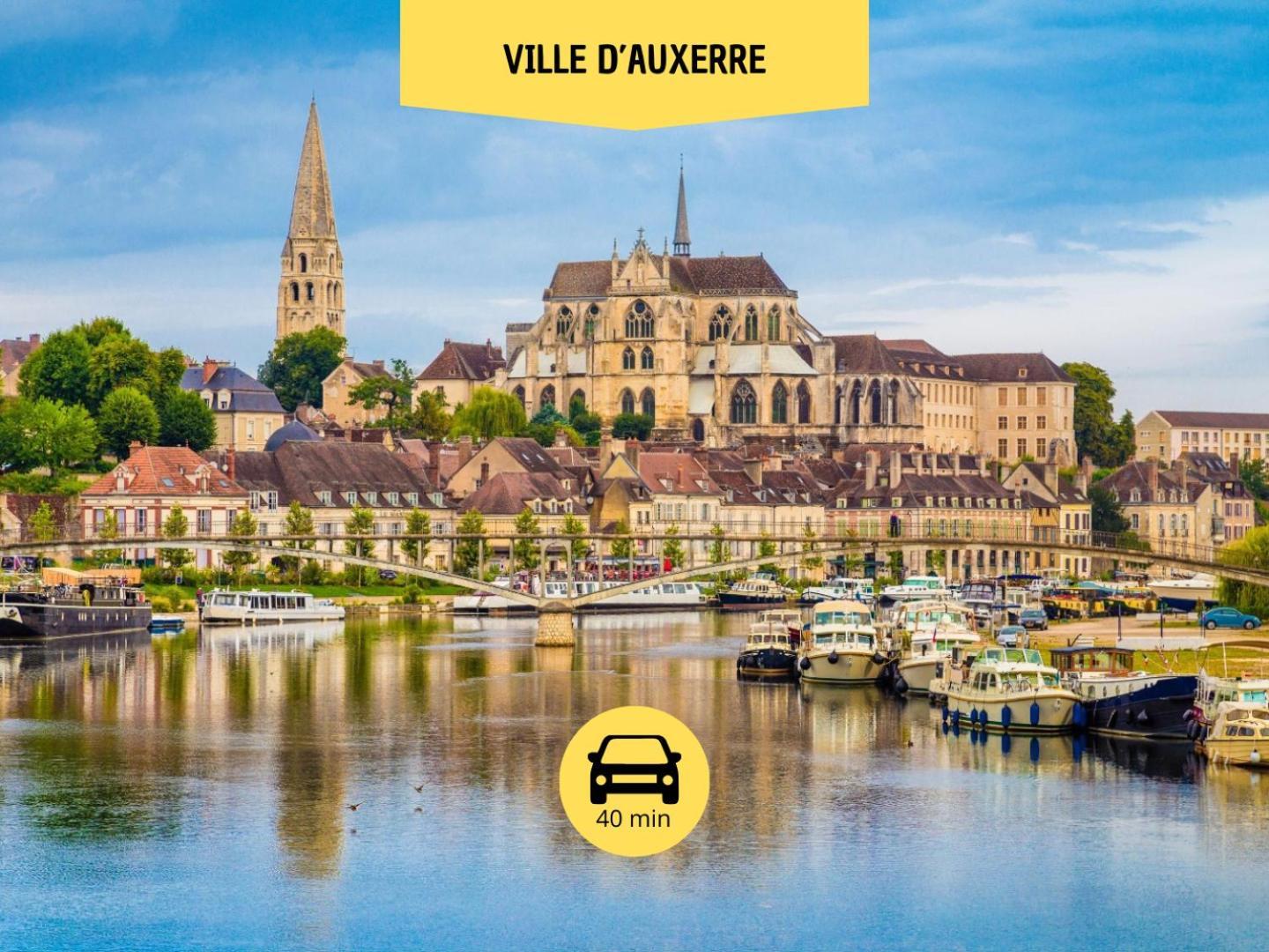 L'Expedition - Best Keys - Experience Unique - Deco Immersive - Lit Queen Size & Canape Convertible - Centre Ville - Netflix & Wifi Illimite - Check-In Autonome - Parking Gratuit Villeneuve-sur-Yonne Exterior foto